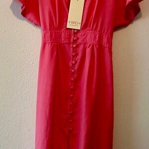 Yireh Women's Casual Pink Dress